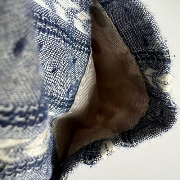 Madden‎ Girl Backpack  Denim Chambray Vegan Leather - Picture 9 of 13